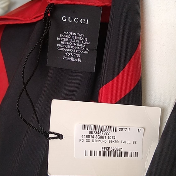 Gucci Silk Scarf - Authentic - Picture 7 of 7